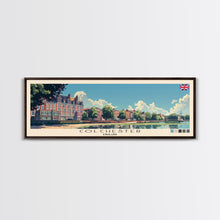 Load image into Gallery viewer, Colchester, England Panoramic Canvas Print, Colchester, England Painting, England Art, Colchester Travel Poster, Travel Art, Guest Room Painting
