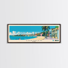 Cargar imagen en el visor de la galería, Contagem, Brazil Panoramic Canvas Print, Contagem, Brazil Painting, Brazil Art, Contagem Travel Poster, Travel Art, Guest Room Painting
