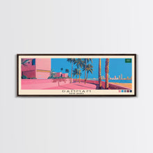Load image into Gallery viewer, Dammam, Saudi Arabia Panoramic Canvas Print, Dammam, Saudi Arabia Painting, Saudi Arabia Art, Dammam Travel Poster, Travel Art, Vacation Gift
