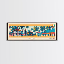Load image into Gallery viewer, Divo, Ivory Coast Panoramic Canvas Print, Divo, Ivory Coast Painting, Ivory Coast Art, Divo Travel Poster, Travel Art, Living Room Painting
