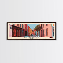 Load image into Gallery viewer, Drogheda, Ireland Panoramic Canvas Print, Drogheda, Ireland Painting, Ireland Art, Drogheda Travel Poster, Travel Art, Living Room Painting
