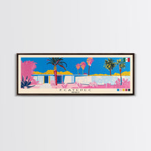 Load image into Gallery viewer, Ecatepec, Mexico Panoramic Canvas Print, Ecatepec, Mexico Painting, Mexico Art, Ecatepec Travel Poster, Travel Art, Guest Room Painting
