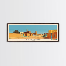 Load image into Gallery viewer, El-Obeid,  Sudan Panoramic Canvas Print, El-Obeid,  Sudan Painting,  Sudan Art, El-Obeid Travel Poster, Travel Art, Vacation Gift
