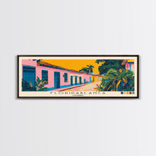 Carregar imagem no visualizador da galeria, Floridablanca, Colombia Panoramic Canvas Print, Floridablanca, Colombia Painting, Colombia Art, Floridablanca Travel Poster, Travel Art, Housewarming Gift
