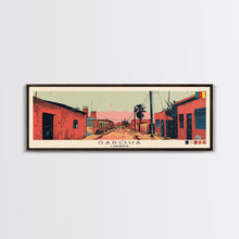 Load image into Gallery viewer, Garoua, Cameroon Panoramic Canvas Print, Garoua, Cameroon Painting, Cameroon Art, Garoua Travel Poster, Travel Art, Guest Room Painting
