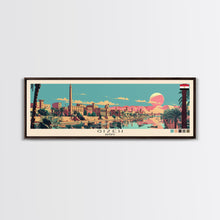 Carregar imagem no visualizador da galeria, Gizeh, Egypt Panoramic Canvas Print, Gizeh, Egypt Painting, Egypt Art, Gizeh Travel Poster, Travel Art, Vacation Gift
