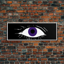 Carregar imagem no visualizador da galeria, Eye Art Print, Big Eye Art, Canvas Print, Eye Canvas Art, Eye Art Original, Framed Art Print, Wall Decor, Panoramic, Wall Art, Canvas Print
