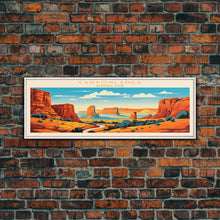 Carregar imagem no visualizador da galeria, Canyonlands National Park, Panoramic Utah Travel Art, National Park Print, Minimalist Travel Art, Midcentury Modern Style Landscape
