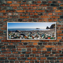 Carregar imagem no visualizador da galeria, Panoramic of Glass Beach California, Extra Large Wall Art, Panoramic Wall Art, Panoramic Landscape Print, Landscape Photography
