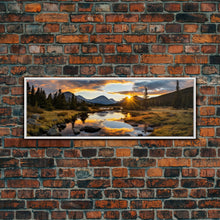 Cargar imagen en el visor de la galería, Panoramic Print of Rocky Mountain National Park Extra Large Wall Art, Panoramic Wall Art, Panoramic Landscape Print, Landscape Photography
