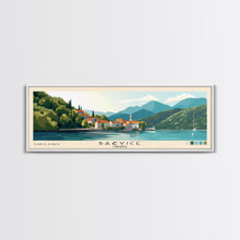 Carregar imagem no visualizador da galeria, Bačvice, Croatia Panoramic Print, Vacation Gift, Croatia Wall Art, Beach Painting, Beach Decor, Beach Or Lakehouse Art
