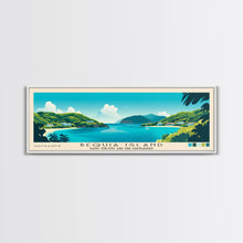 Load image into Gallery viewer, Bequia Island, Saint Vincent and the Grenadines Panoramic Print, Vacation Gift, Saint Vincent and the Grenadines Wall Art, Vacation Wall Art, Vacatation Memories, Beach Decor, Beach Or Lakehouse Art
