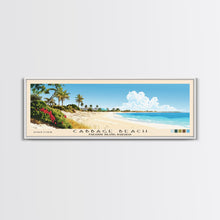 Carregar imagem no visualizador da galeria, Cabbage Beach, Paradise Island, Bahamas Panoramic Print, Vacation Gift, Paradise Island, Bahamas Wall Art, Beach Painting, Beach Decor, Large Wall Art, Wood Frame Art
