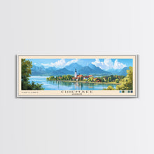 Cargar imagen en el visor de la galería, Chiemsee, Germany Panoramic Print, Vacation Gift, Germany Wall Art, Beach Painting, Beach Decor, Beach Or Lakehouse Art
