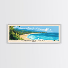 Cargar imagen en el visor de la galería, Cornwall Beach, Jamaica Panoramic Beach Print, Vacation Gift, Jamaica Wall Art, Beach Painting, Beach Decor, Beach Painting
