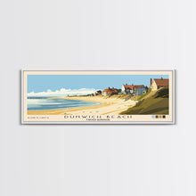 Load image into Gallery viewer, Dunwich Beach, United Kingdom Panoramic Print, Vacation Gift, United Kingdom Wall Art, Beach Painting, Beach Decor, Large Wall Art, Wood Frame Art
