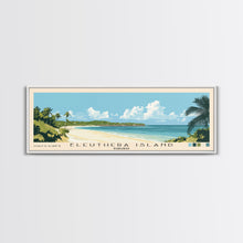 Load image into Gallery viewer, Eleuthera Island, Bahamas Panoramic Beach Print, Vacation Gift, Bahamas Wall Art, Beach Painting, Beach Decor, Beach Painting

