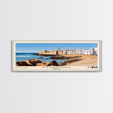 Load image into Gallery viewer, Essaouira, Morocco Panoramic Print, Vacation Gift, Morocco Wall Art, Vacation Wall Art, Vacatation Memories, Beach Decor, Beach Or Lakehouse Art
