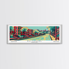 Load image into Gallery viewer, Baltimore Maryland Panoramic Travel Poster Canvas Print
