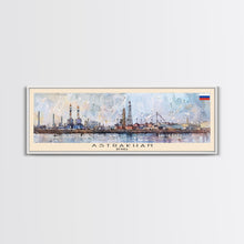 Carregar imagem no visualizador da galeria, Astrakhan Russia Travel Print Wall Art, Panoramic City Art, Travel Art, Wall Decor, Vacation Gift, Framed Canvas Print Or Metal Art
