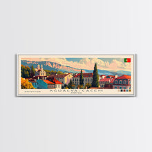 Carregar imagem no visualizador da galeria, Agualva Portugal Wall Art, Panoramic Travel Poster, Panoramic Framed Canvas Print, City Wall Art, Wall Hanging Home Decor, Travel Art
