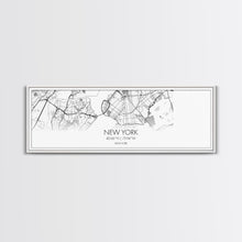 Load image into Gallery viewer, Panoramic New York City Map, New York Art, Map Print, Minimalist Wall Art, Canvas Art, Housewarming Gift, Street Map Art, Closing Gift
