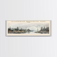 Carregar imagem no visualizador da galeria, Algonquin Provincial Park Travel Print Wall Art, Travel Poster Print, Retro Style Home Decor, Wall Hanging, Travel Gift Idea, Metal Art

