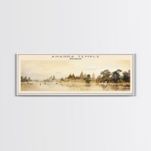 Carregar imagem no visualizador da galeria, Ananda Temple Travel Poster Print, Framed Canvas Wall Art, Metal Wall Art, Myanmar art, Gift For Him, Travel Wall Art, Travel Lover Gift
