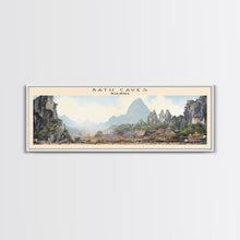 Load image into Gallery viewer, Batu Caves Travel Print Wall Art, Travel Poster Print, Retro Style COUNTRY Home Decor, Wall Hanging, Travel Gift Idea, Unique Metal Art
