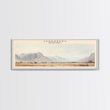 Cargar imagen en el visor de la galería, Cederberg COUNTRY Travel Poster Print, Framed Canvas Print, COUNTRY Travel Art, Wood Framed Art, Wall Hanging, Home Decor
