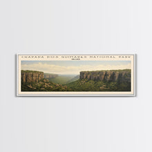 Cargar imagen en el visor de la galería, Chapada dos Guimarães National Park Framed Canvas Print Travel Poster | Wall Art | Home Decor | Gift For Travel Lover | Wall Hanging | Original Art
