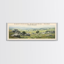 Load image into Gallery viewer, Dartmoor National Park COUNTRY Travel Poster Print, Framed Canvas Print, COUNTRY Travel Art, Wood Framed Art, Wall Hanging, Home Decor
