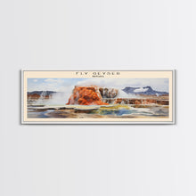 Carregar imagem no visualizador da galeria, Fly Geyser Travel Poster Print, Framed Canvas Print, COUNTRY Travel Art, Wood Framed Art, Wall Hanging, Home Decor
