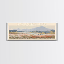 Cargar imagen en el visor de la galería, Hitachi Seaside Park COUNTRY | Framed Travel Poster Canvas Print | Trendy Wall Art | Watercolor Painting | Living Room Art | Unique Art
