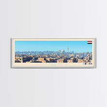 Carregar imagem no visualizador da galeria, Algiers, Algeria Panoramic Travel Poster Canvas Print, Algiers, Algeria Painting, Algeria Art, Algiers Travel Art, Guest Room Painting
