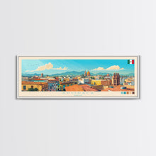 Carregar imagem no visualizador da galeria, Apodaca, Mexico Panoramic Travel Poster Canvas Print, Apodaca, Mexico Painting, Mexico Art, Apodaca Panoramic Travel Art, Travel Painting
