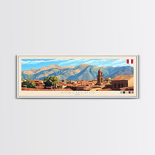 Carregar imagem no visualizador da galeria, Ayacucho, Peru Panoramic Travel Poster Canvas Print, Ayacucho, Peru Painting, Peru Art, Ayacucho Travel Art, Guest Room Painting
