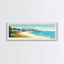 Carregar imagem no visualizador da galeria, Bahia Blanca, Argentina Panoramic Travel Poster Canvas Print, Bahia Blanca, Argentina Painting, Argentina Art, Bahia Blanca Travel Art, Guest Room Painting
