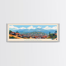 Carregar imagem no visualizador da galeria, Butembo, Congo Panoramic Travel Poster Canvas Print, Butembo, Congo Painting, Congo Art, Butembo Panoramic Travel Art, Travel Painting
