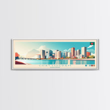 Cargar imagen en el visor de la galería, Chattogram, Bangladesh Travel Poster Panoramic Canvas Print, Chattogram, Bangladesh Painting, Bangladesh Art, Chattogram Travel Art, Guest Room Painting
