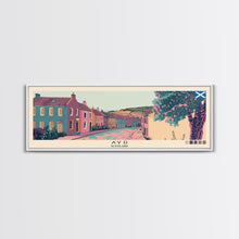 Carregar imagem no visualizador da galeria, Ayr, Scotland Panoramic Canvas Print, Ayr, Scotland Painting, Scotland Art, Ayr Travel Poster, Travel Art, Guest Room Painting
