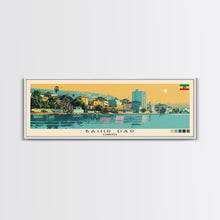 Carregar imagem no visualizador da galeria, Bahir Dar, Ethiopia Panoramic Canvas Print, Bahir Dar, Ethiopia Painting, Ethiopia Art, Bahir Dar Travel Poster, Travel Art, Guest Room Painting
