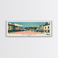Carregar imagem no visualizador da galeria, Ballymena, Ireland Panoramic Canvas Print, Ballymena, Ireland Painting, Ireland Art, Ballymena Travel Poster, Travel Art, Guest Room Painting

