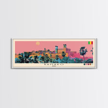 Carregar imagem no visualizador da galeria, Bamako, Mali Panoramic Canvas Print, Bamako, Mali Painting, Mali Art, Bamako Travel Poster, Travel Art, Guest Room Painting
