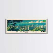 Cargar imagen en el visor de la galería, Belo Horizonte, Brazil Panoramic Canvas Print, Belo Horizonte, Brazil Painting, Brazil Art, Belo Horizonte Travel Poster, Travel Art, Guest Room Painting
