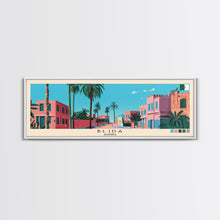 Load image into Gallery viewer, Blida, Algeria Panoramic Canvas Print, Blida, Algeria Painting, Algeria Art, Blida Travel Poster, Travel Art, Housewarming Gift

