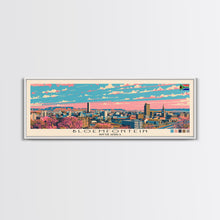 Load image into Gallery viewer, Bloemfontein, South Africa Panoramic Canvas Print, Bloemfontein, South Africa Painting, South Africa Art, Bloemfontein Travel Poster, Travel Art, Guest Room Painting
