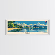 Carregar imagem no visualizador da galeria, Cairns, Australia Panoramic Canvas Print, Cairns, Australia Painting, Australia Art, Cairns Travel Poster, Travel Art, Living Room Painting
