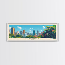 Carregar imagem no visualizador da galeria, Campinas, Brazil Panoramic Canvas Print, Campinas, Brazil Painting, Brazil Art, Campinas Travel Poster, Travel Art, Housewarming Gift

