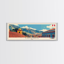 Cargar imagen en el visor de la galería, Chiclayo, Peru Panoramic Canvas Print, Chiclayo, Peru Painting, Peru Art, Chiclayo Travel Poster, Travel Art, Guest Room Painting
